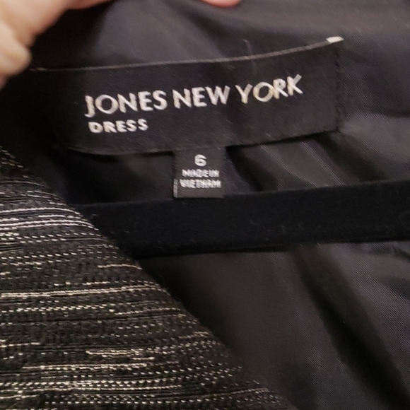 Jones new York work dress grey size 6 - Picture 5 of 6